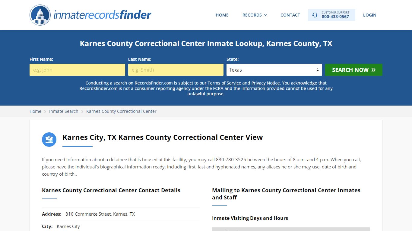 Karnes County Correctional Center Roster & Inmate Search ...